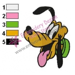 Dog pluto Embroidery Cartoon 07